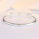 925 Silver Plated Antlers Cuff Bracelet for Women