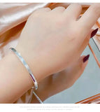 925 Silver Plated Antlers Cuff Bracelet for Women