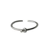 925 Silver Plated Interlocking Open Ring for Women