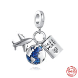 925 Sterling Silver Charm Bead for Women Bracelet DIY Jewelry Gift
