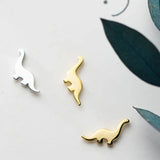 925 Silver Dino Stud Earrings for Women Girls - Small & Unique Gift