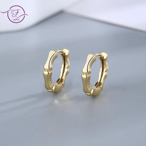 925 Silver Hoop Earrings Women Multicolor Circle Jewelry