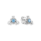 925 Sterling Silver Droplet Round Heart Earrings Fashionable Charm Jewelry