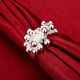 925 Sterling Silver Grape Beads Jewelry Set for Women Wedding Party