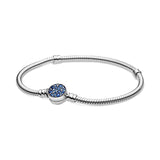 925 Sterling Silver Snake Bone Chain Bracelet DIY Jewelry