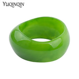 Geometric Resin Bracelets for Women Wide Cuff Bangle