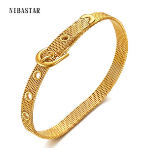 Adjustable Stainless Steel Bracelet for Women