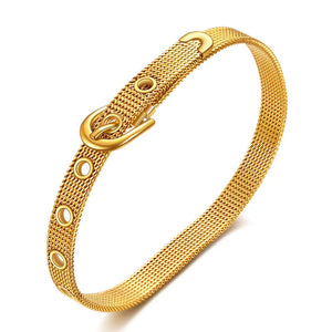 Adjustable Stainless Steel Bracelet for Women