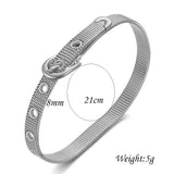 Adjustable Stainless Steel Bracelet for Women