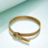 Adjustable Stainless Steel Bracelet for Women