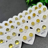 Amber Ball Stud Earrings 925 Silver Gemstone Party Jewelry
