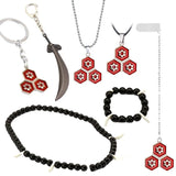 Anime Inuyasha Necklace Spirit Rosary Beaded Bangle Pendant