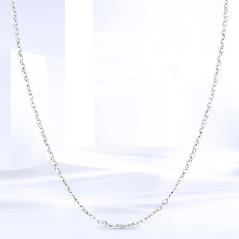925 Sterling Silver Necklace For Women O-Chain Pendant
