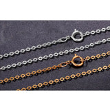 925 Sterling Silver Necklace For Women O-Chain Pendant