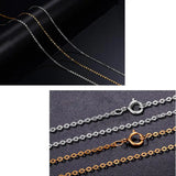 925 Sterling Silver Necklace For Women O-Chain Pendant