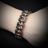 Classic Bicycle Chain Bracelet Stainless Steel Bangles