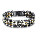 Classic Bicycle Chain Bracelet Stainless Steel Bangles