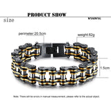 Classic Bicycle Chain Bracelet Stainless Steel Bangles