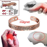 Classic Magnetic Therapy Copper Alloy Bracelet Cuff Bangle