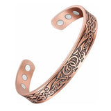 Classic Magnetic Therapy Copper Alloy Bracelet Cuff Bangle