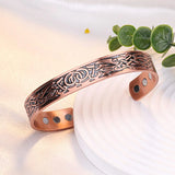 Classic Magnetic Therapy Copper Alloy Bracelet Cuff Bangle