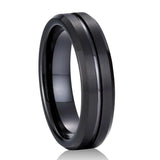 Classic Tungsten Carbide Wedding Bands Groove Holiday Christmas