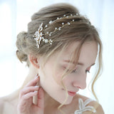 Bohemian Hair Vine Headband Rhinestone Flower Wedding Accessories