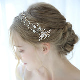 Bohemian Hair Vine Headband Rhinestone Flower Wedding Accessories