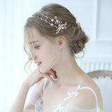 Bohemian Hair Vine Headband Rhinestone Flower Wedding Accessories