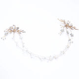 Bohemian Hair Vine Headband Rhinestone Flower Wedding Accessories