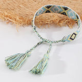 Bohemian Woven Friendship Bracelets with Tassels
