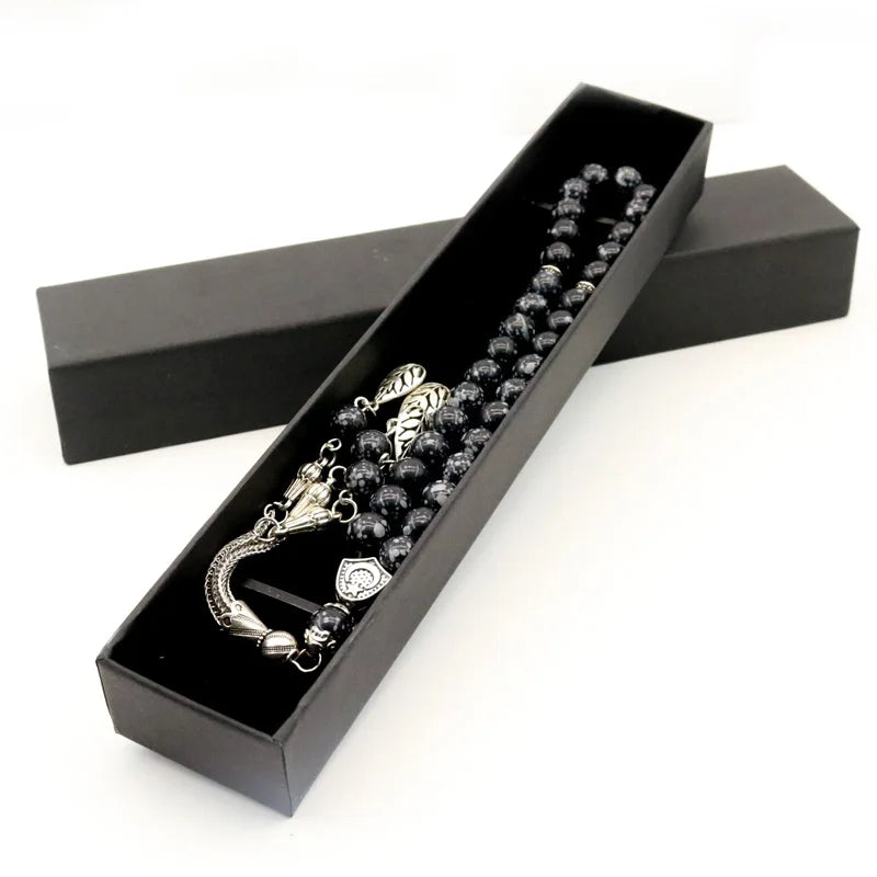 Classic Agate Beads Rosary Muslim Tasbih Jewelry Wedding Gift