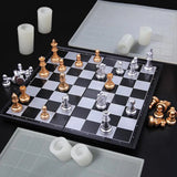 Chess Checkers Silicone Resin Mold for DIY Crafts