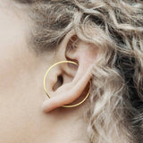 Classic Circle Earrings Dainty Earrings Filled/925 Silver Jewelry Oorbellen