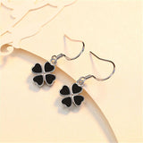 Classic Clover Earrings Lady Piercing 925 Silver Women Jewelry