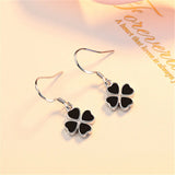 Classic Clover Earrings Lady Piercing 925 Silver Women Jewelry