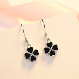 Classic Clover Earrings Lady Piercing 925 Silver Women Jewelry