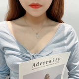 Classic Cross Christian Believers S925 Silver Pendant Necklace