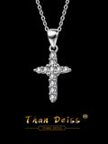 Classic Cross Christian Believers S925 Silver Pendant Necklace