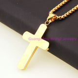 Classic Stainless Steel Cross Necklace For Men