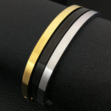 Classic Cuff Stainless Steel Bracelet Fashion Jewelry Gift