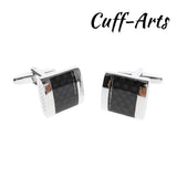 Classic Carbon Fibre Cufflinks for Men by Cuffarts