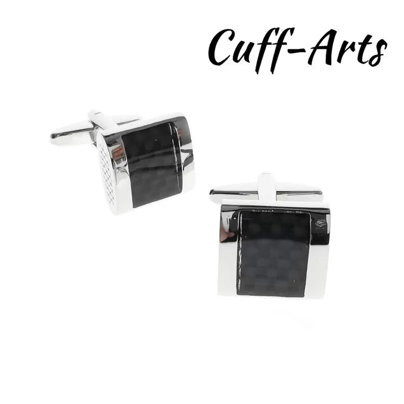 Classic Carbon Fibre Cufflinks for Men by Cuffarts