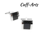 Classic Carbon Fibre Cufflinks for Men by Cuffarts