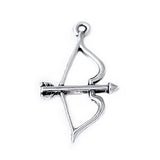Classic Cupid Bow & Arrow Metal Charm Bracelet Necklace