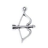 Classic Cupid Bow & Arrow Metal Charm Bracelet Necklace