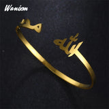 Arabic Two Name Bracelet Bangle Stainless Steel Customized Bangles