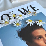 Classic Daisy Flower Earring Women Ear Jewelry Accessories