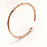 Purple Plated Rose Gold Bangle Bracelet for Women