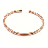 Purple Plated Rose Gold Bangle Bracelet for Women
